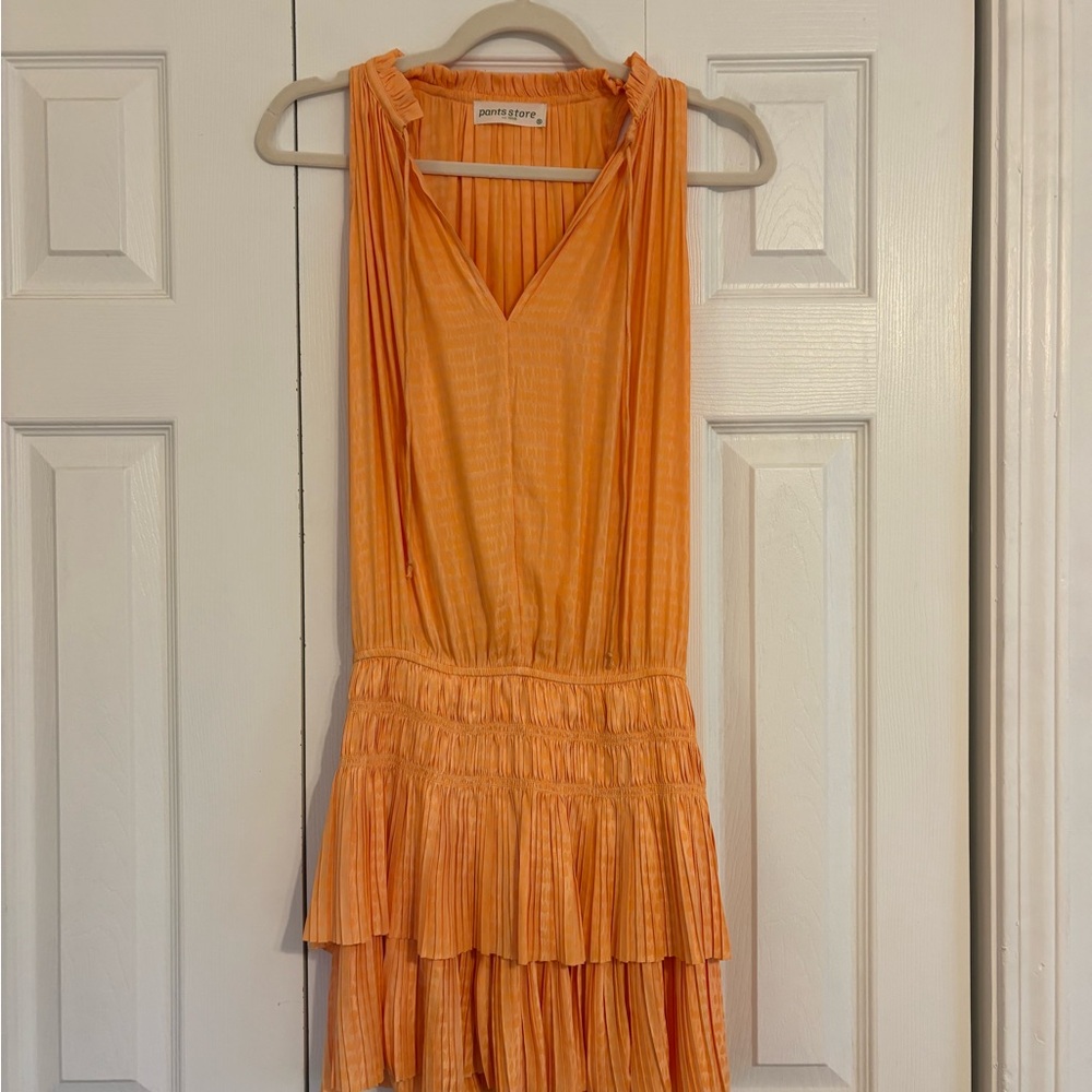 Orange Sleeveless Dress